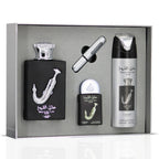 Set Lattafa Ishq Al Shuyukh Silver 4 Pz EDP 100 ml Original
