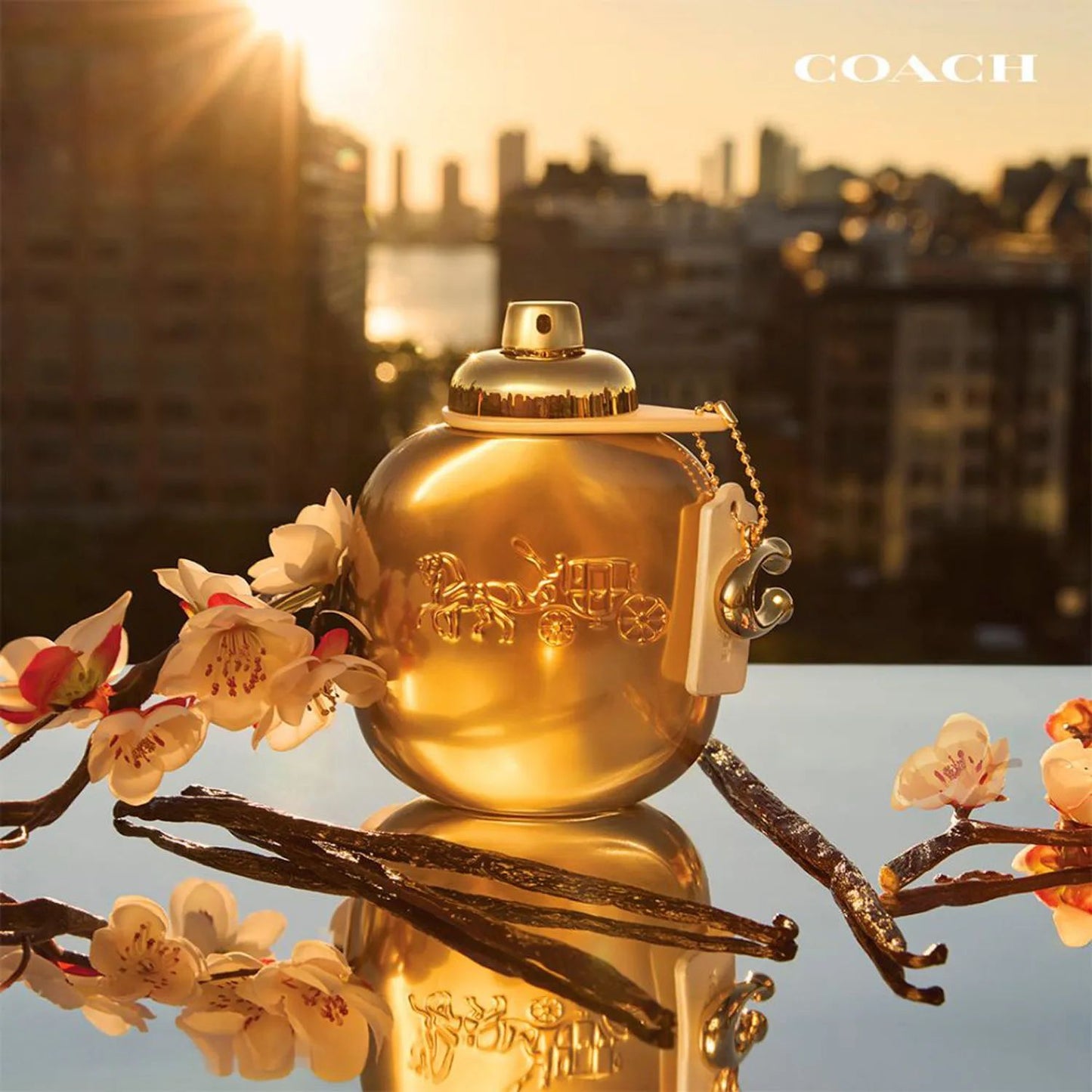Coach New York Gold Parfum Mujer 90 ml Original