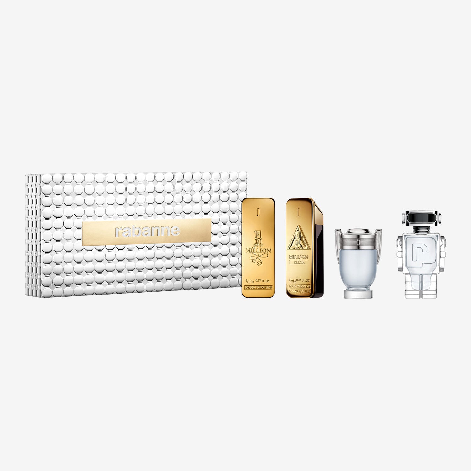 Set De Regalo Miniatura Paco Rabane For Men 4 Pz