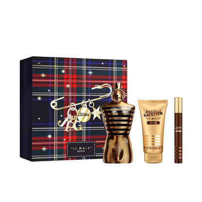 Jean Paul Gaultier Le Male Elixir Parfum Set De Regalo 3Pz
