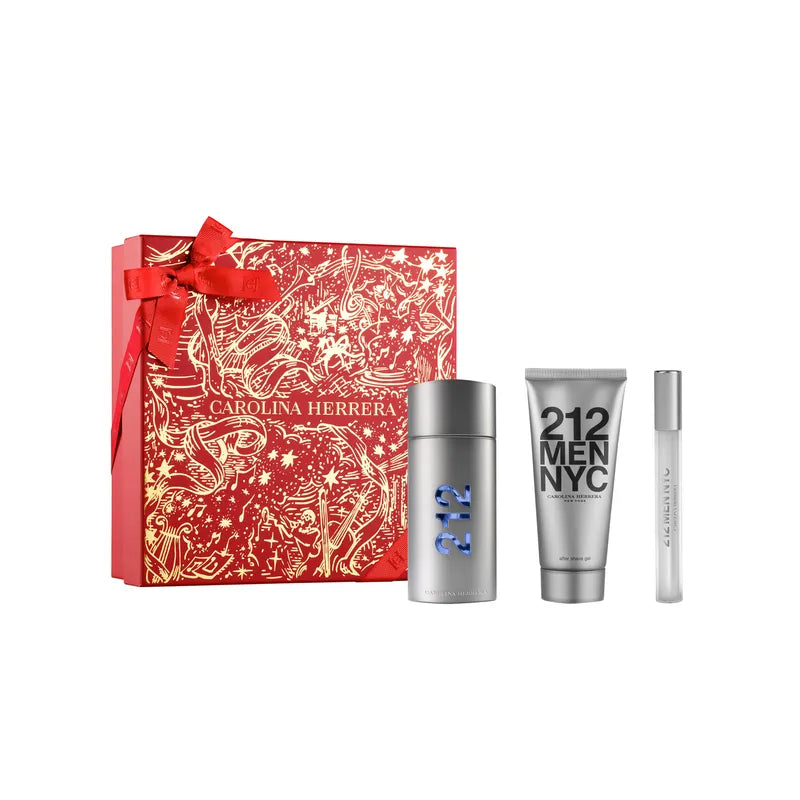 Carolina Herrera 212 Men NYC Men Set De Regalo