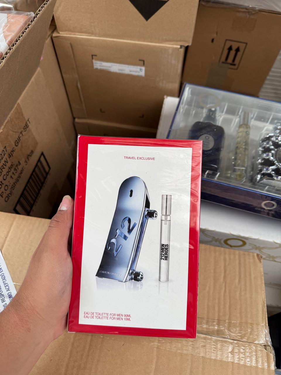 Carolina Herrera 212 Men Heroes Set De Regalo