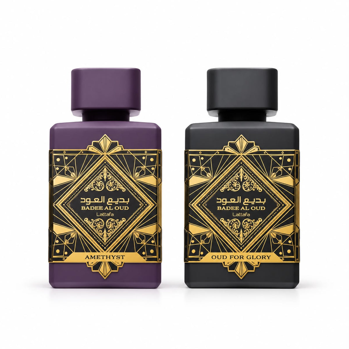 COMBO LATTAFA BADEE AL OUD AMETHYST + LATTAFA BADEE AL OUD FOR GLORY